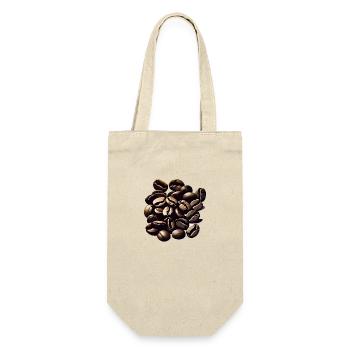 Coffee Gift Coffee Bean Coffee Cup Caffeine - Gift Bag for Bottles - nature - Front