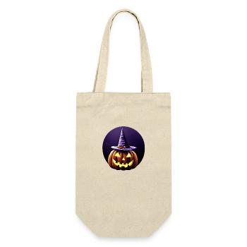 Halloween Gift Pumpkin Costume Pumpkin Costume - Gift Bag for Bottles - nature - Front