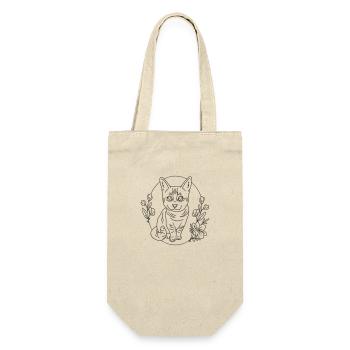 couronne de fleurs de chat - Sac à bouteille - nature - Devant