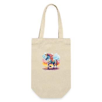 the colorful horse - Gift Bag for Bottles - nature - Front