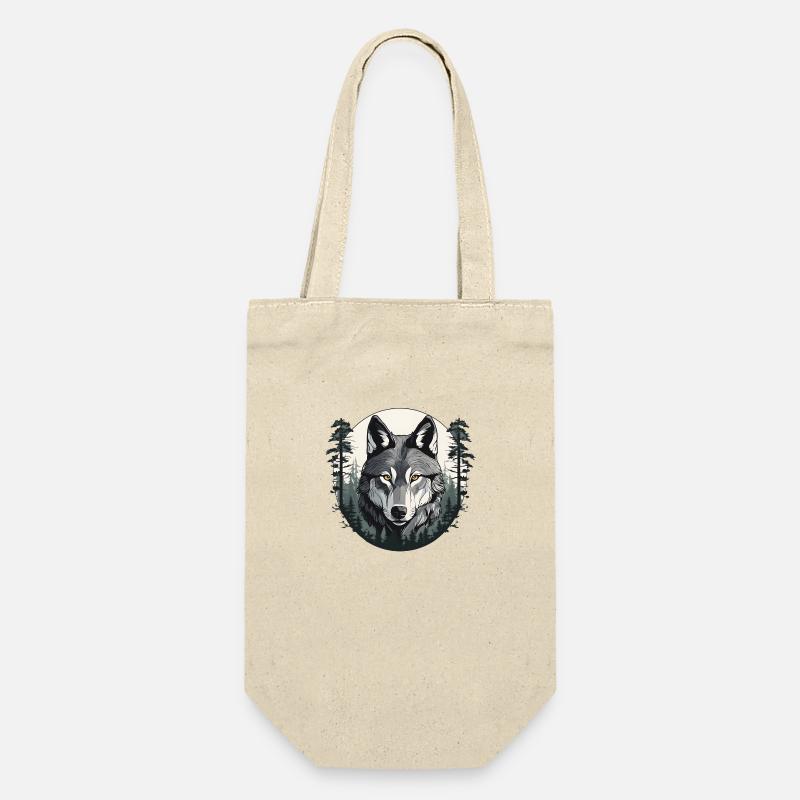 Wolf Emblem - Gift Bag for Bottles - nature