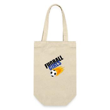 V.f.B Grötzingen - Fußballgirls (neutral) - Geschenkbeutel für Flaschen - Natur - Vorne