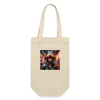 Japan Cyber Punk - Gift Bag for Bottles - nature - Front