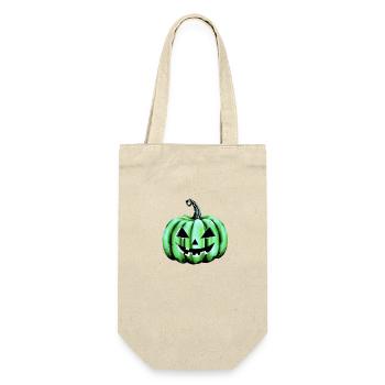 Halloween Gift Pumpkin Costume Pumpkin Costume - Gift Bag for Bottles - nature - Front