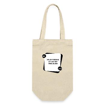 Ralentissons, la vie est précieuse - Sac à bouteille - nature - Devant
