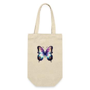 Schmetterling Falter Tier Insekt - Geschenkbeutel für Flaschen - Natur - Vorne
