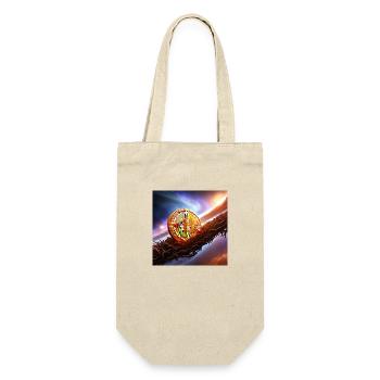 IMG 3773 - Geschenkbeutel für Flaschen - Natur - Vorne