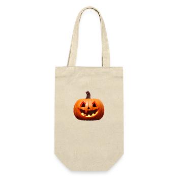 Pumpkin Costume Halloween Pumpkin Costume Gift - Gift Bag for Bottles - nature - Front