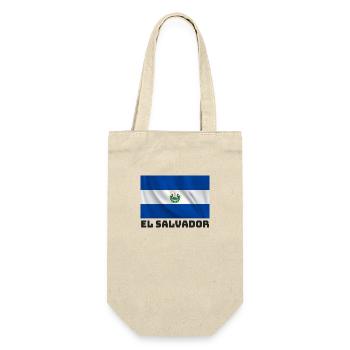 El Salvador flag - Gift Bag for Bottles - nature - Front