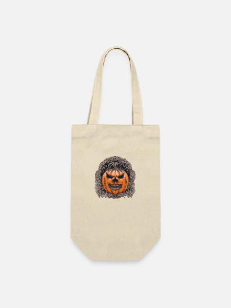 Halloween - Geschenkbeutel für Flaschen - Natur