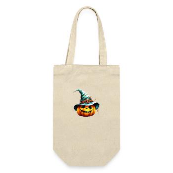 Halloween Pumpkin Costume Gift Pumpkin Costume - Gift Bag for Bottles - nature - Front