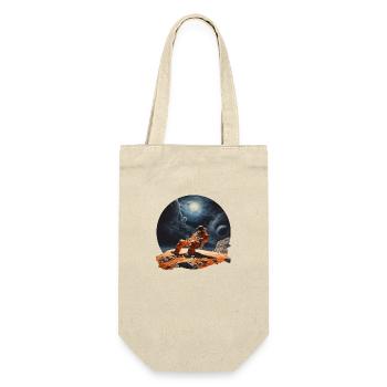 A cosmonaut on vacation - Gift Bag for Bottles - nature - Front
