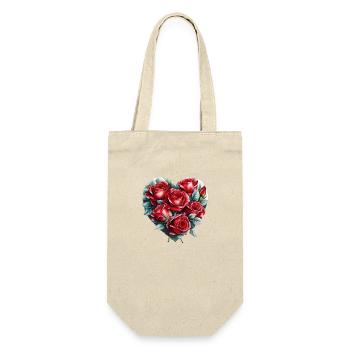 Amour Fiançailles Fête des mères Saint-Valentin Mariage - Sac à bouteille - nature - Devant