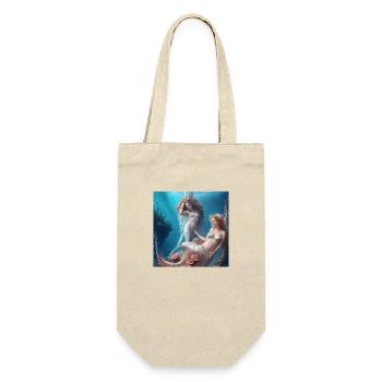 Mermaids - Gift Bag for Bottles - nature - Front
