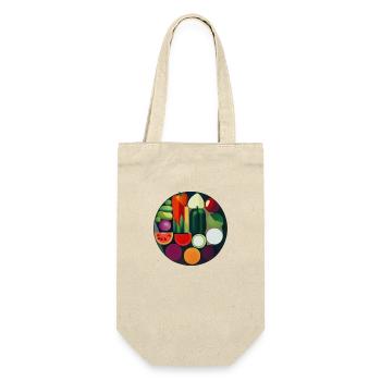 Artistic vegetables composition plant based power - Gift Bag for Bottles - nature - Front