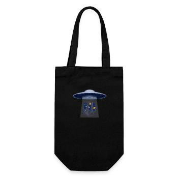 10th Anniversary UFO Attack - Gift Bag for Bottles - black - Front