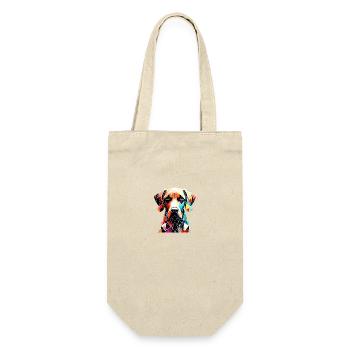 Puppy Labrador owner Labrador Retriever - Gift Bag for Bottles - nature - Front