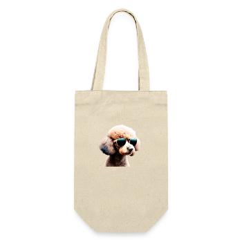 Caniche Dog Propriétaire Chien Love Poodle Puppy Puppy Puppy - Sac à bouteille - nature - Devant