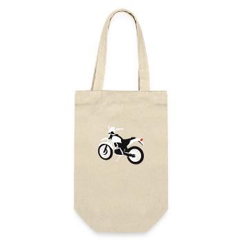 Motorcycle Fan Motorcycle Motorcross Motorcyclist - Gift Bag for Bottles - nature - Front