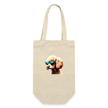 Caniche Dog Propriétaire Chien Love Poodle Puppy Puppy Puppy - Sac à bouteille - nature - Devant