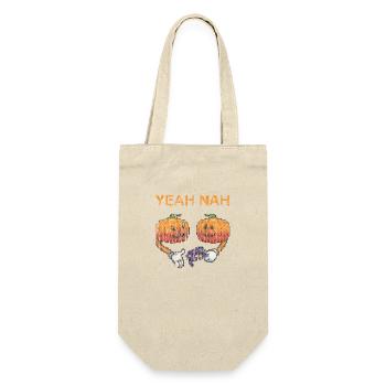 Yeah nah Ugly Halloween Gaming - Gift Bag for Bottles - nature - Front
