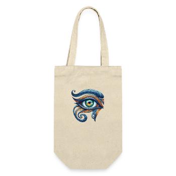 Calamaya - Eye of Horus - Udjat Eye - Gift Bag for Bottles - nature - Front