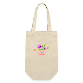 Cadeau de fleurs, jardinier amateur, jardinier, fleurs, jardin - Sac à bouteille - nature - Devant