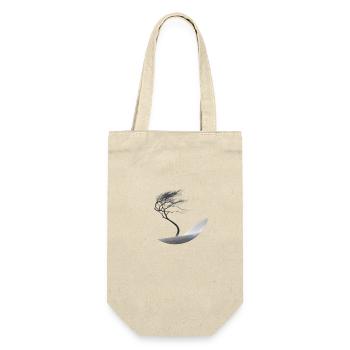 A small tree in the big storm - Gift Bag for Bottles - nature - Front