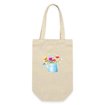 Flower Gift, Flowers, Garden, Home Gardener, Gardener - Gift Bag for Bottles - nature - Front