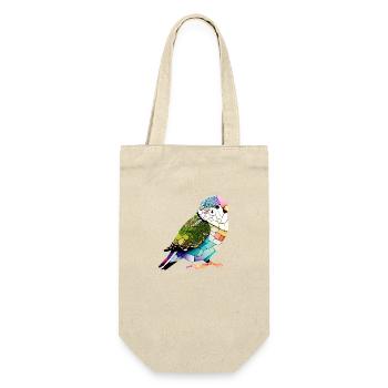 Budgie Bird Bird Owner Cockatiel - Gift Bag for Bottles - nature - Front