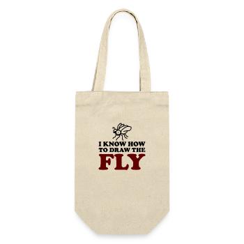 The Fly - Geschenkbeutel für Flaschen - Natur - Vorne