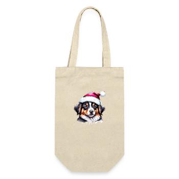 Propriétaire de chien de Noël berger australien - Sac à bouteille - nature - Devant
