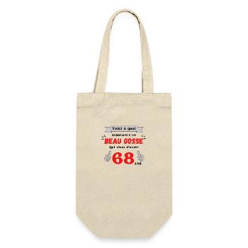 This Looks Like A Handsome 68-Year-Old Kid - Gift Bag for Bottles - nature - Front
