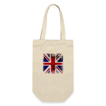 England London Vereinigtes Königreich Reisen Großbritannien Flagge - Geschenkbeutel für Flaschen - Natur - Vorne