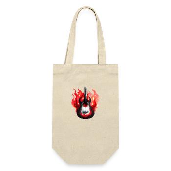 guitar, musical instrument, guitarist, plucked instrument - Gift Bag for Bottles - nature - Front