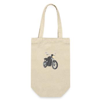 Motorcycle Fan Motorcycle Motorcross Motorcyclist - Gift Bag for Bottles - nature - Front