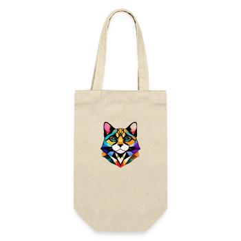 Cat, Domestic Cat, Cat Owner, Pet Kitten - Gift Bag for Bottles - nature - Front