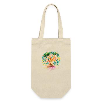 Tree of Life Tree of Life Meditation Yoga - Gift Bag for Bottles - nature - Front