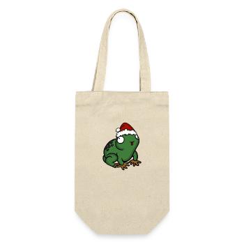Grenouille de Noël - Sac à bouteille - nature - Devant