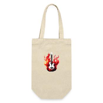 guitar, musical instrument, guitarist, plucked instrument - Gift Bag for Bottles - nature - Front