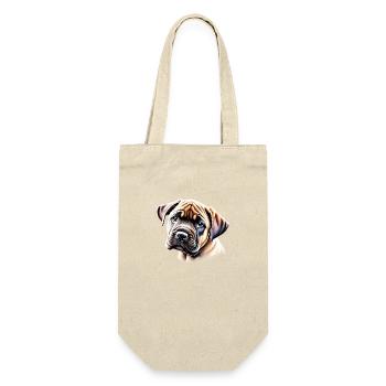 Mastiff Bulldog Dogs Dog Owner Dog - Gift Bag for Bottles - nature - Front
