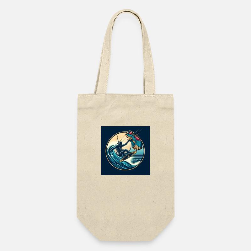 kiteboarding - Gift Bag for Bottles - nature