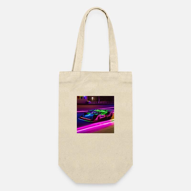 Neonracer - Geschenkbeutel für Flaschen - Natur
