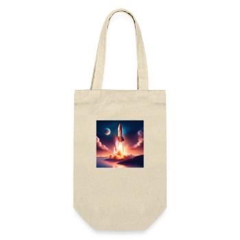Apollo IV - Geschenkbeutel für Flaschen - Natur - Vorne