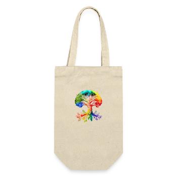 Tree of Life Tree of Life Meditation Yoga - Gift Bag for Bottles - nature - Front