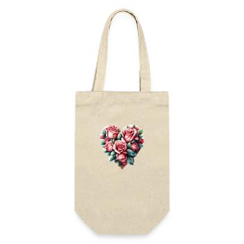 Mother's Day, Wedding, Love, Engagement, Valentine's Day - Gift Bag for Bottles - nature - Front