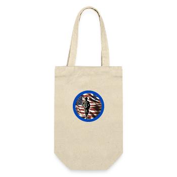 Veteranen,Veteran,Waffenstillstand,US-Armee,Marine, - Geschenkbeutel für Flaschen - Natur - Vorne