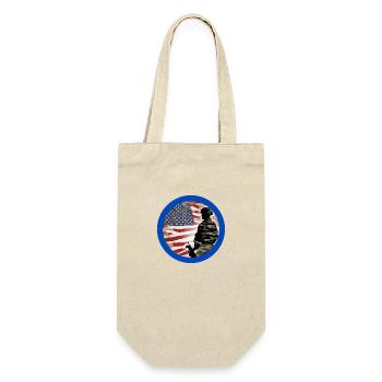 Veteranen,Veteran,Waffenstillstand,US-Armee,Marine, - Geschenkbeutel für Flaschen - Natur - Vorne