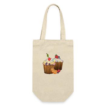 Cakes - Gift Bag for Bottles - nature - Front