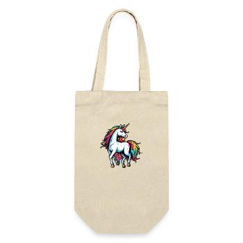 Unicorn / Horse / Girl / Mythical Creature / Fairy Tale - Gift Bag for Bottles - nature - Front